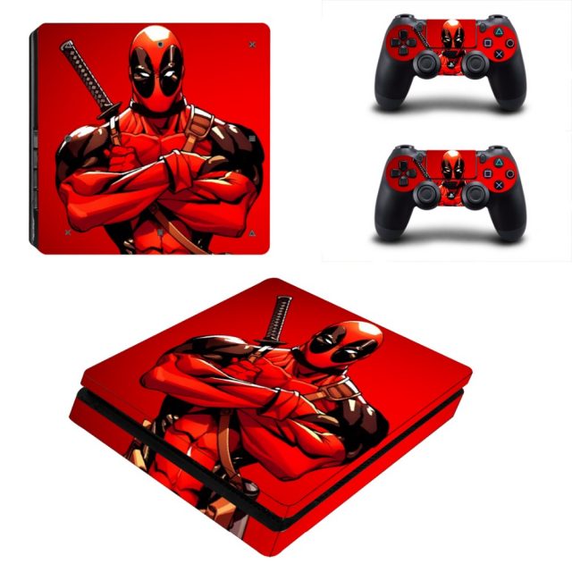 Deadpool PS4 Slim Skin | ConsoleSkins.co