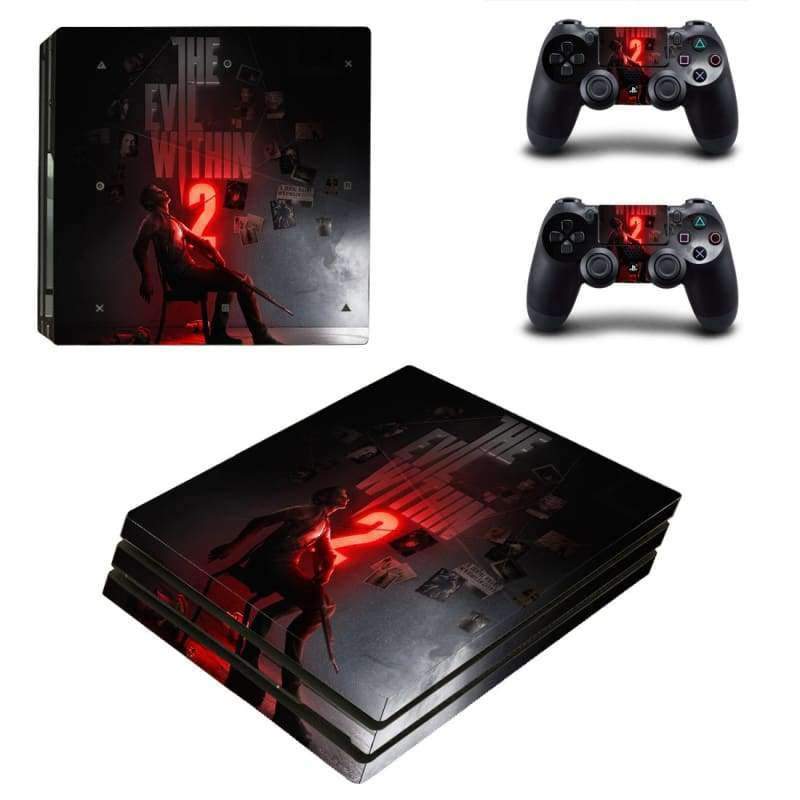 The Evil Within 2 PS4 Pro Skin Sticker Cover