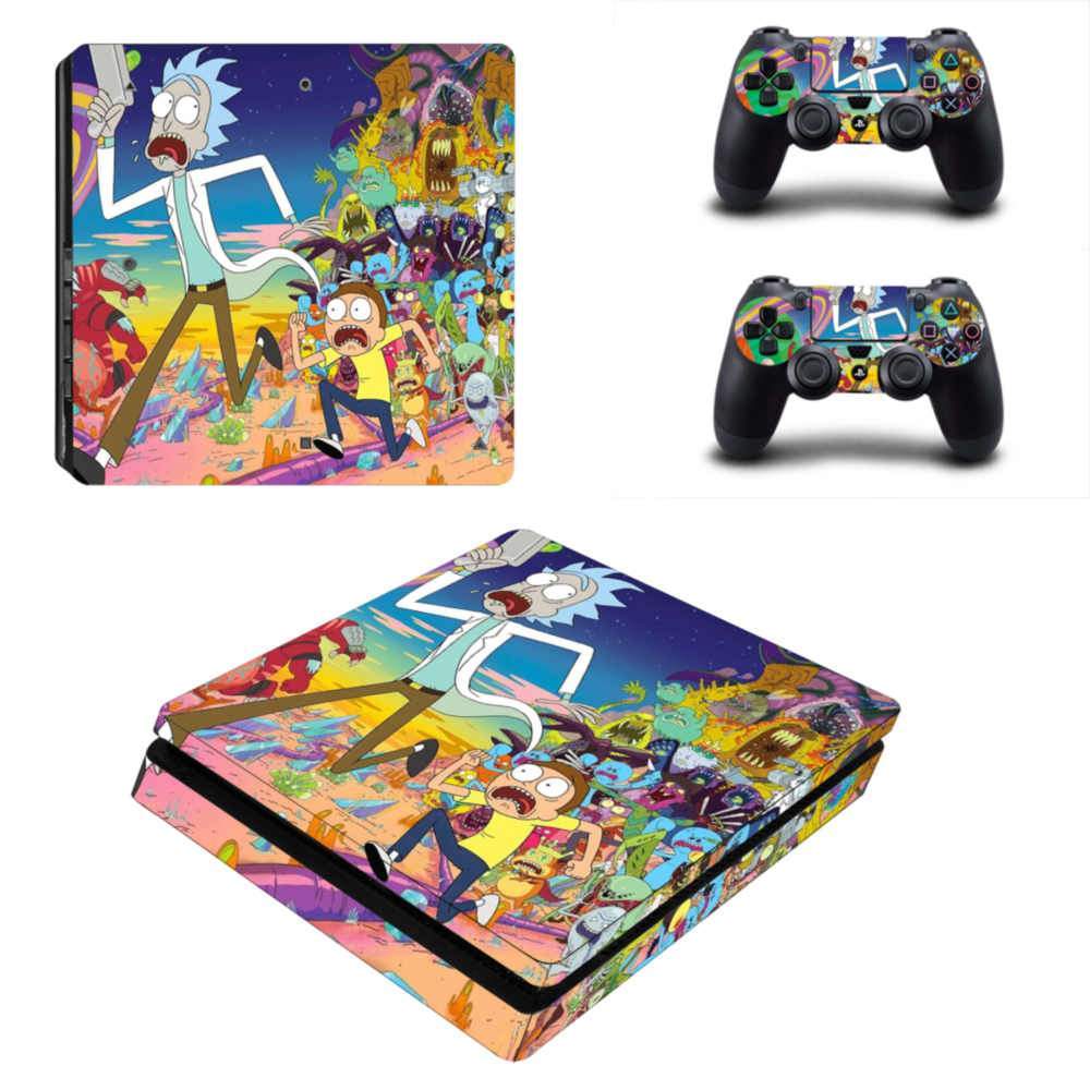 Rick And Morty PS4 Slim Skin Sticker Decal