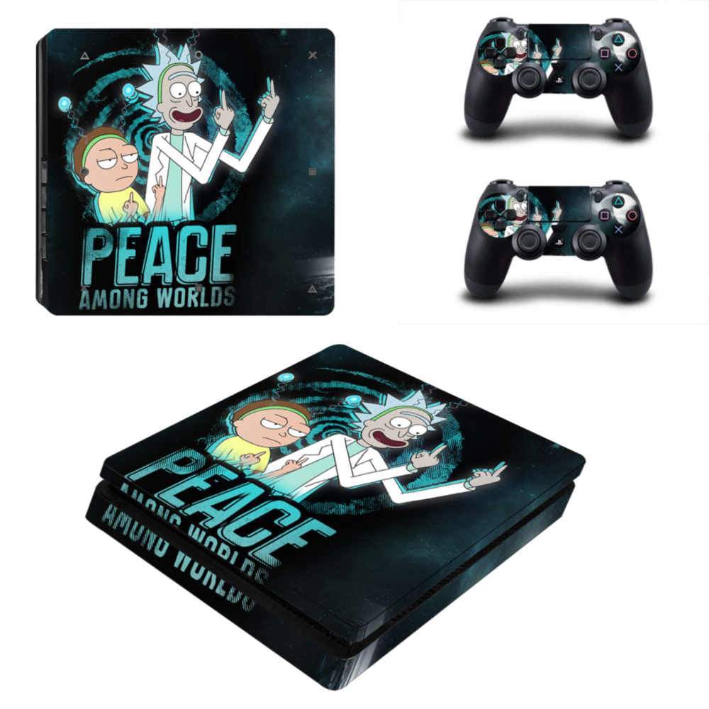 Rick And Morty PS4 Vinyl Slim Skin Sticker Decal