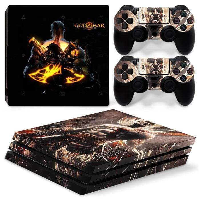 Vinyl PS4 Pro Skin Sticker Wrap - God Of War 4 - ConsoleSkins.co