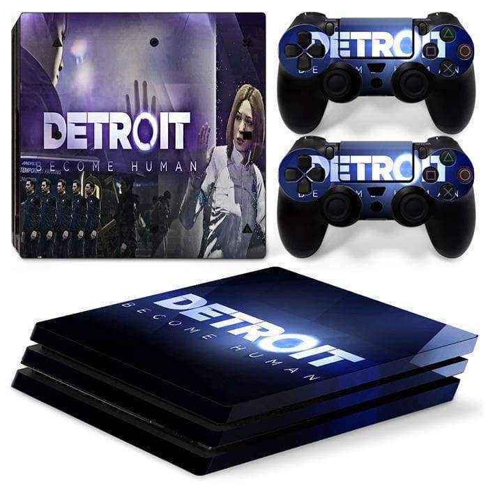 Game Detroit Become Human Ps4 Pro Skin Sticker Decal For Sony Ps4