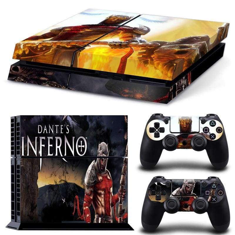 Dante's Inferno PS4 Skin Sticker Decal 