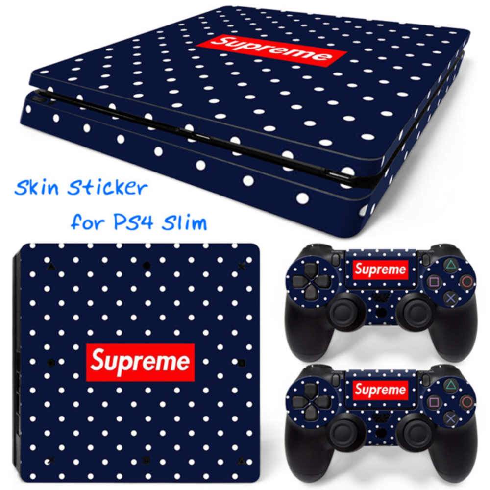 Supreme PS4 Slim Skin Sticker Cover