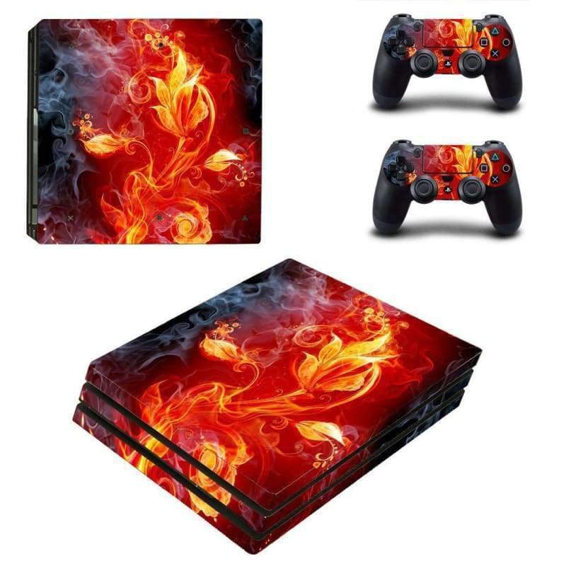 Plant On Fire PS4 Pro Skin Sticker Decal