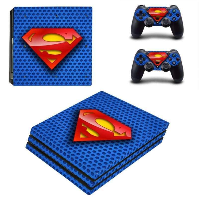Superman PS4 Pro Skin Wrap Sticker