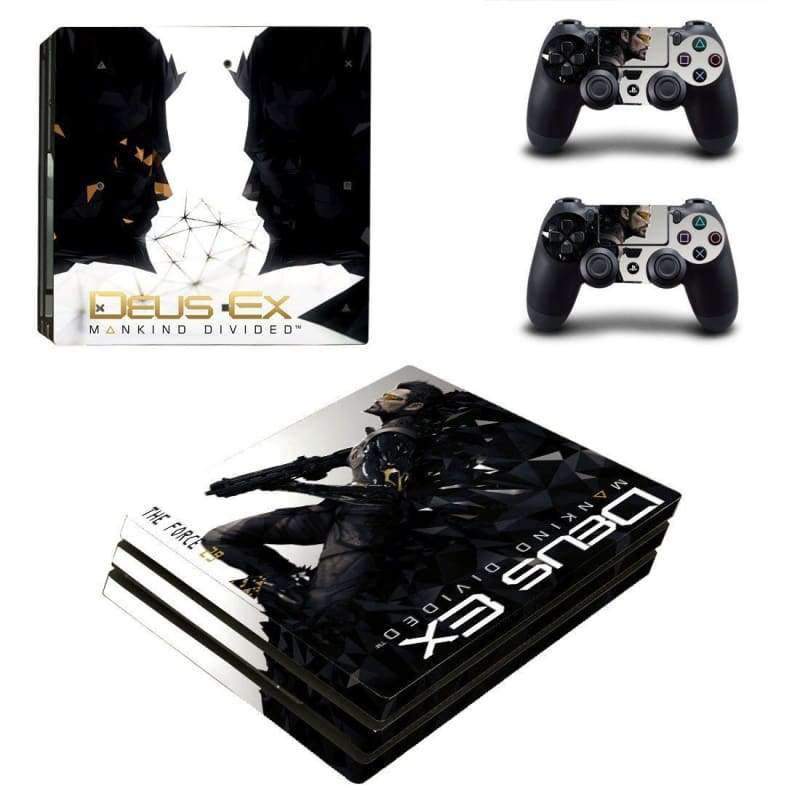 Deus Ex PS4 Pro Vinyl Skin Sticker Cover