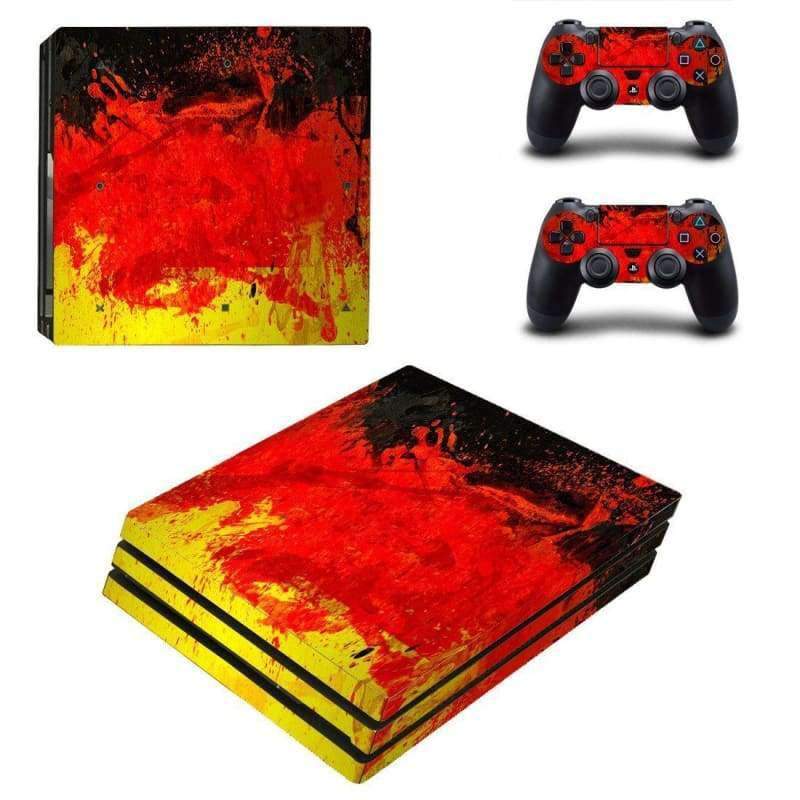 Poured Colors PS4 Pro Skin Sticker Cover