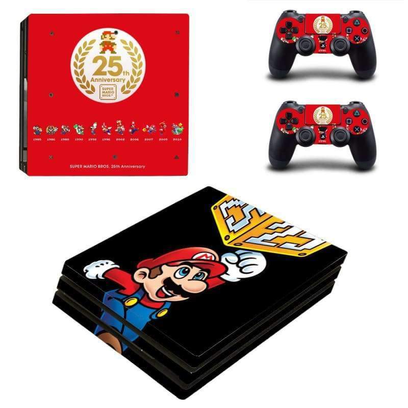 Super Mario PS4 Pro Cover Skin Sticker