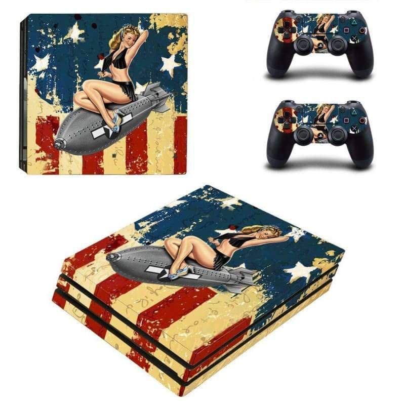 American Girl PS4 Pro Skin Decal Sticker Cover