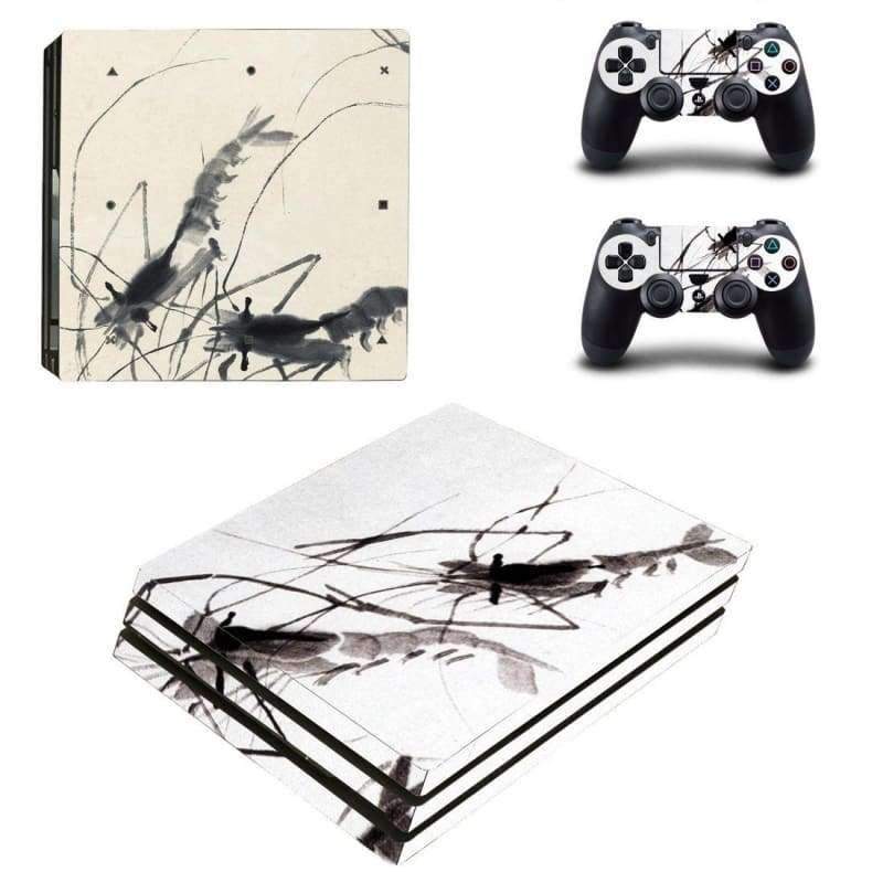 Oil Painting PS4 Pro Skin Sticker Decal