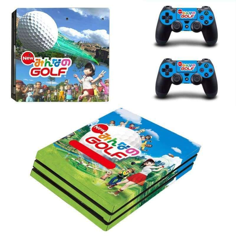 New Everybody's Golf PS4 Pro Skin Sticker Cover