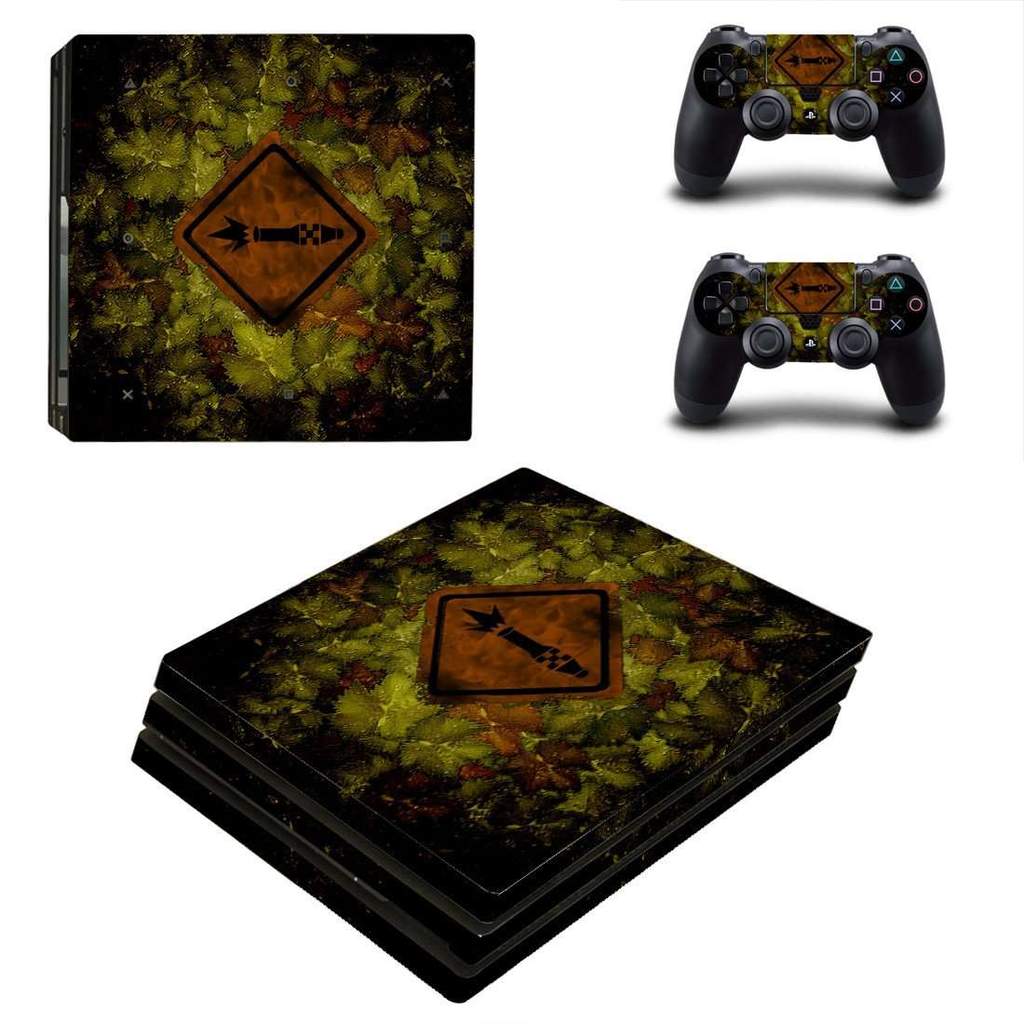 Bomb Logo PS4 Pro Skin Sticker Cover - ConsoleSkins.co