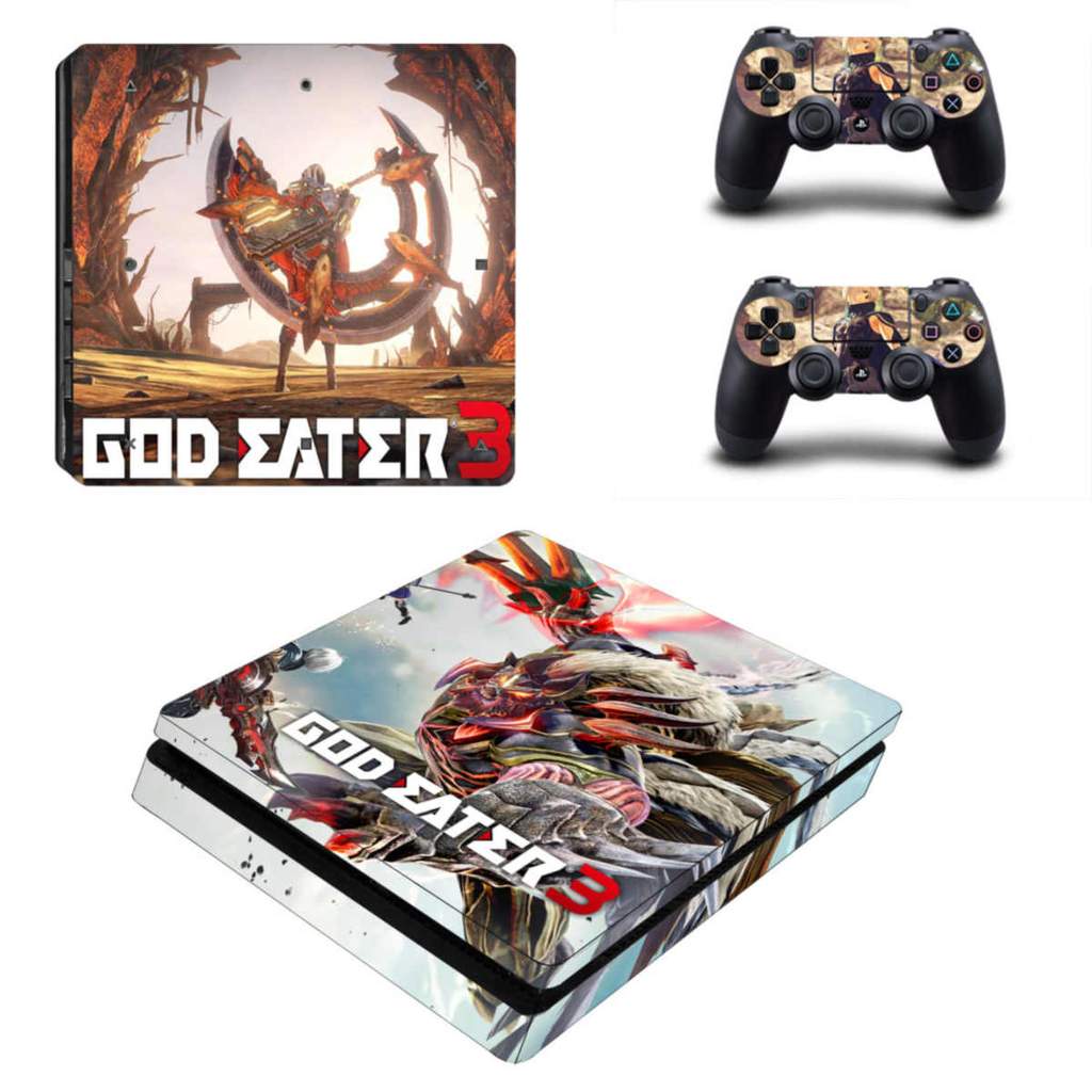 God Eater 3 PS4 Slim Decal Skin Sticker