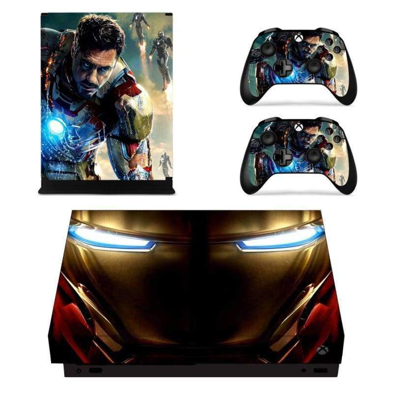 IronMan Xbox One X Skin Sticker Decal - ConsoleSkins.co