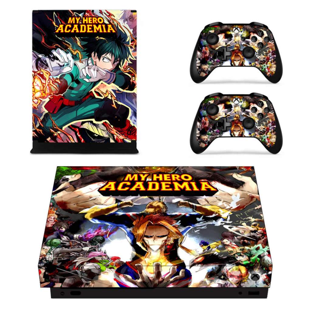 My Hero Academia Xbox One X Vinyl Skin Sticker