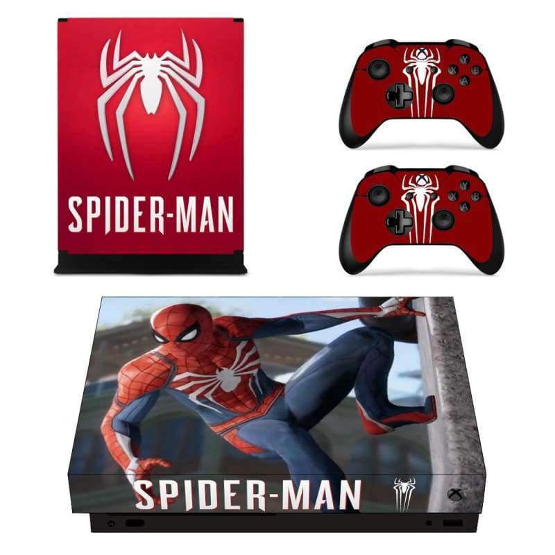 Spiderman Xbox One X Skin Sticker Cover ConsoleSkins.co