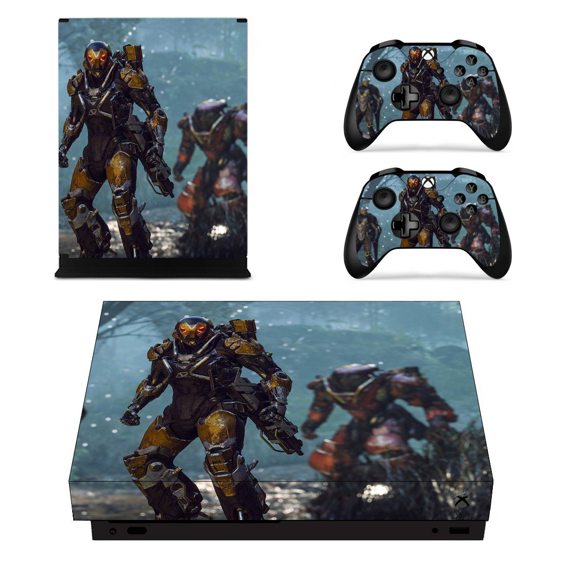 Anthem Decal skin sticker for Xbox One X and Controllers