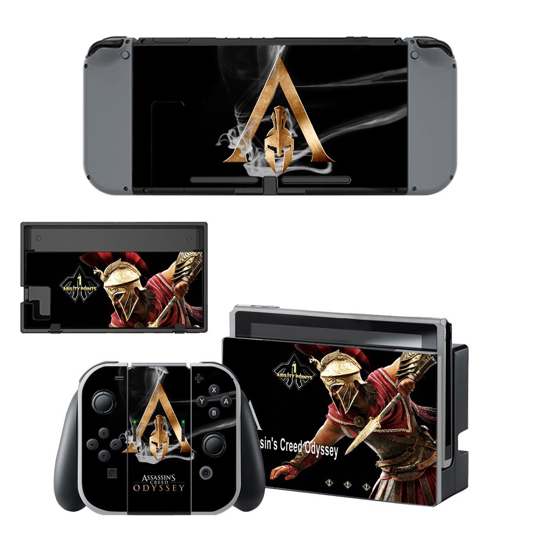 Assassins Creed Odyssey Decal Skin Sticker for Nintendo Switch