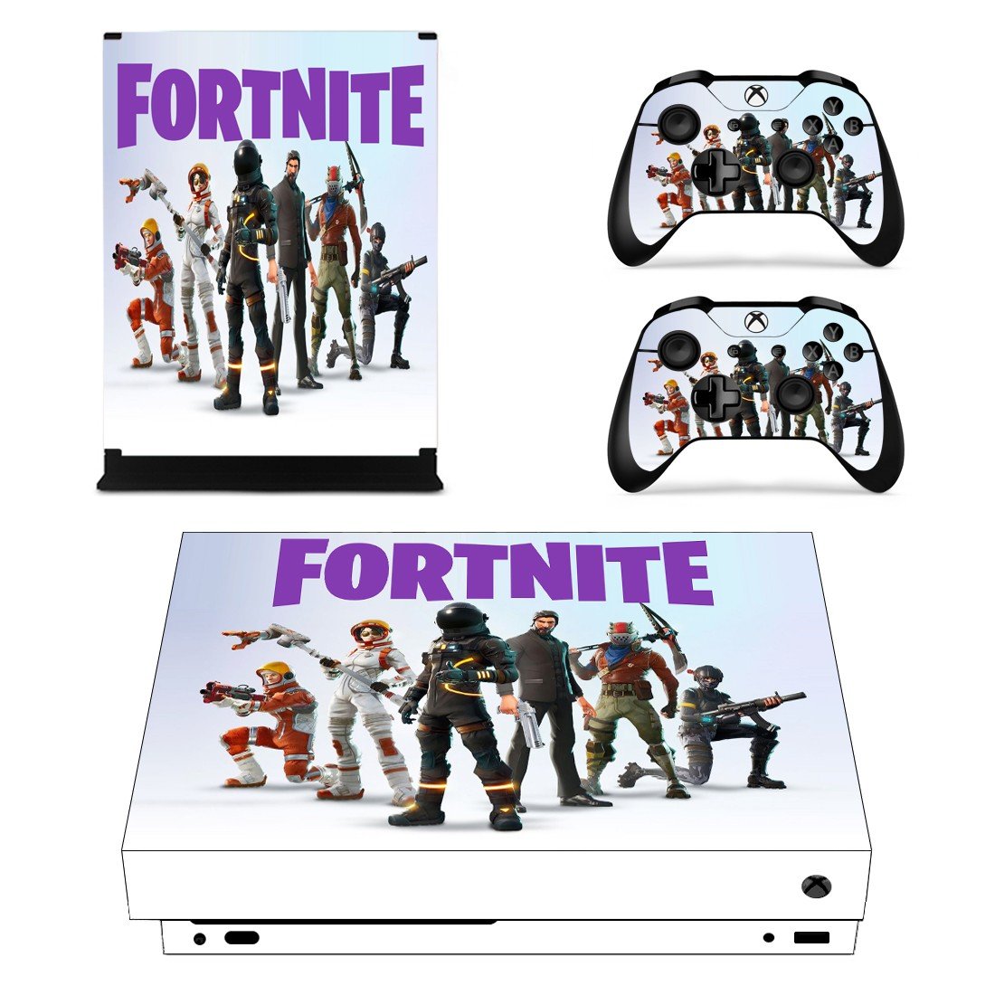 Controllers Skin Sticker - Fortnite Xbox One X - ConsoleSkins.co