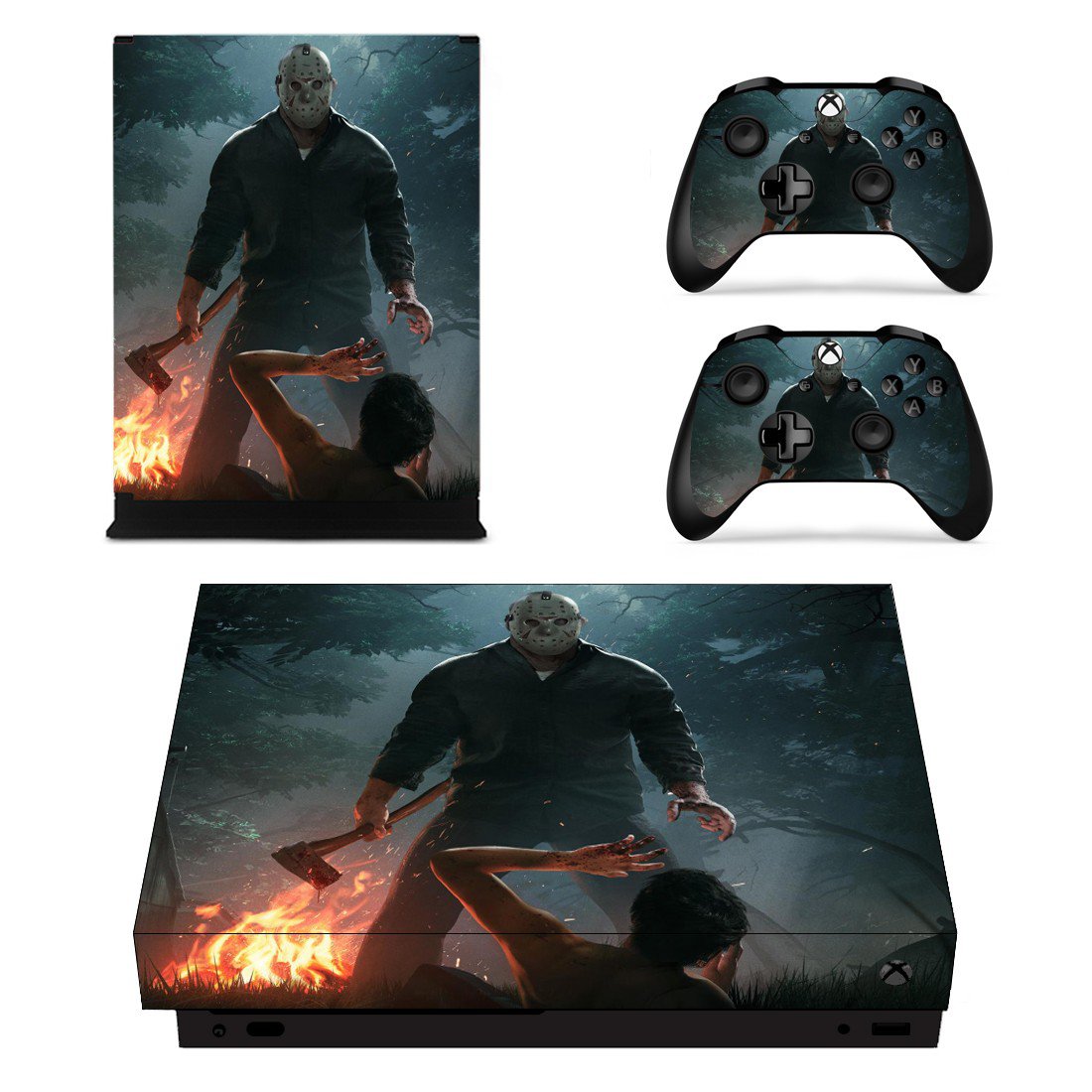 Friday the 13th for Xbox One X and Controllers Skin Sticker