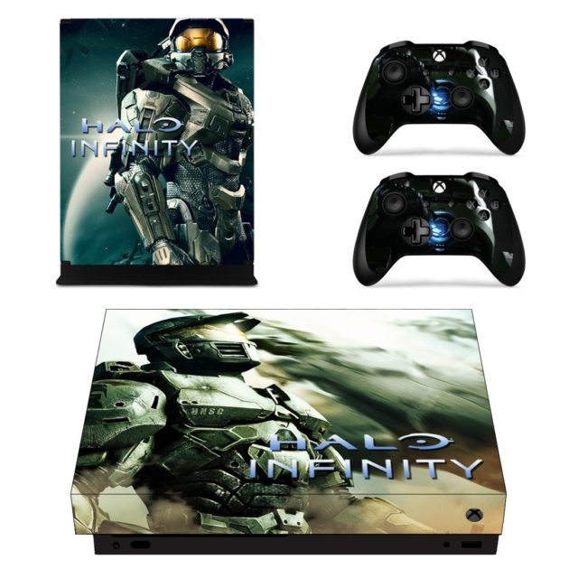 Halo Infinity Skin Sticker Decal for Xbox One X and Controllers ...