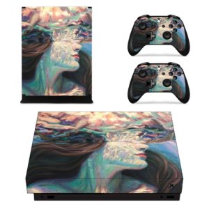 Lady Face Skin Sticker Decal for Xbox One X