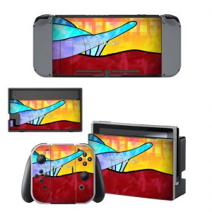 Ride The Rainbows Decal Skin Sticker for Nintendo Switch