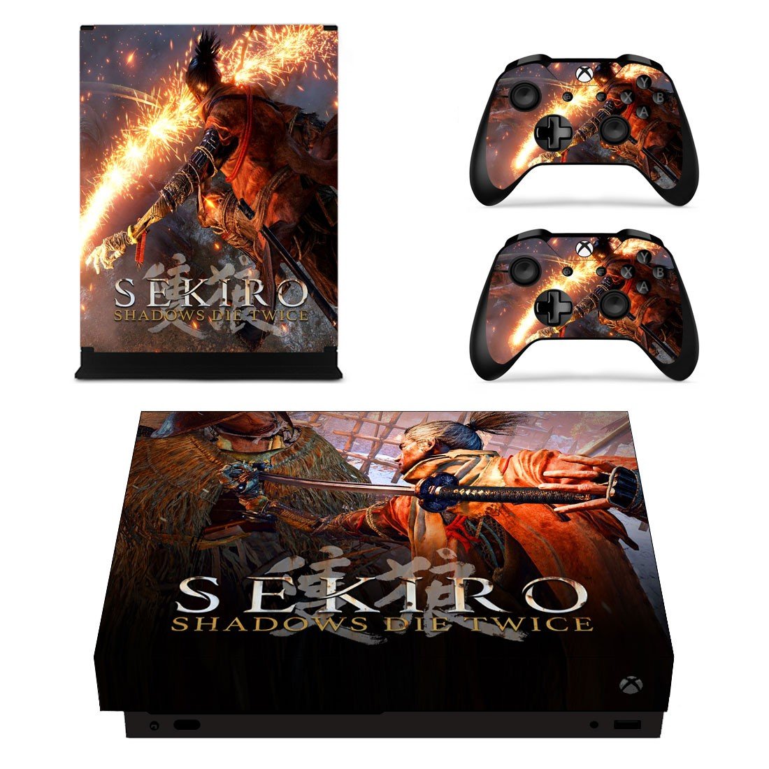 Sekiro Shadows Die Twice Skin Sticker Decal for Xbox One X Controllers