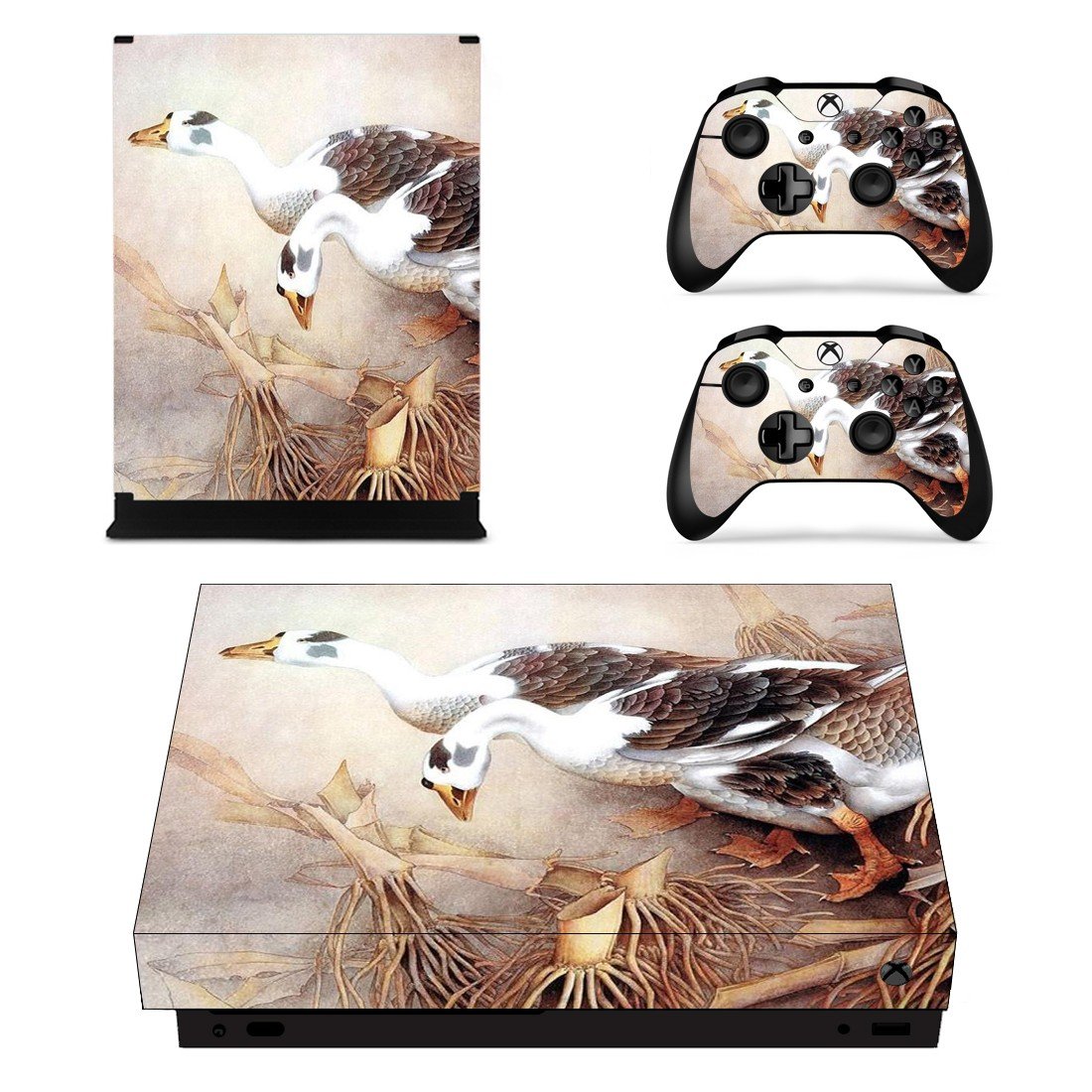 Swan Wallpaper Skin Sticker Decal for Xbox One X Controllers
