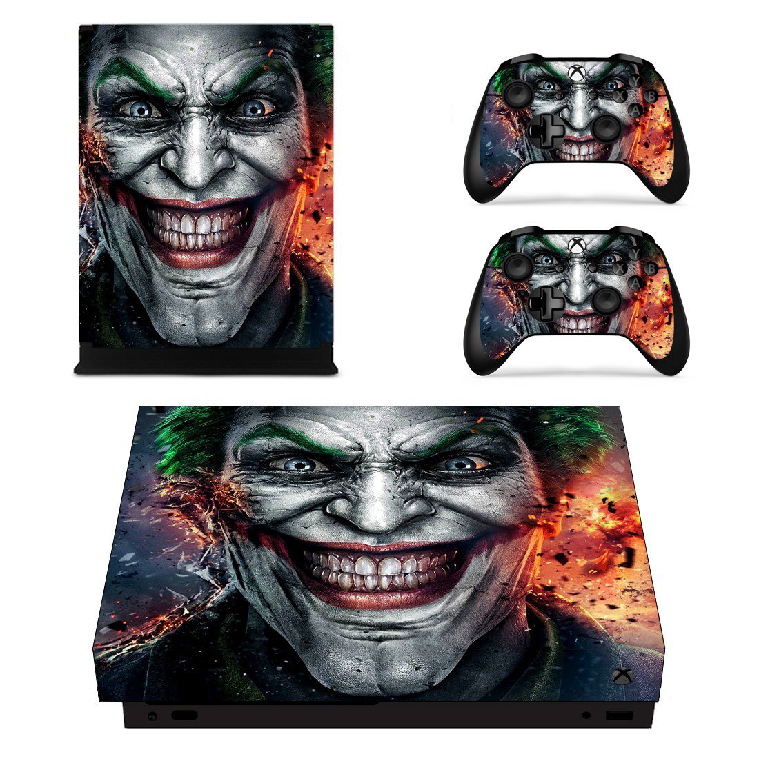 The Joker Skin Sticker Decal for Xbox One X Controllers