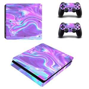 Abstract Sticker For PS4 Slim And Controllers