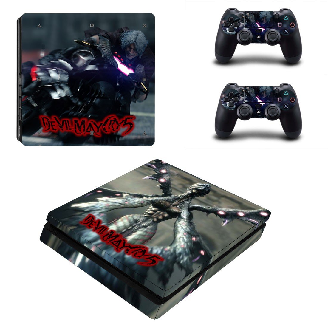 Devil May Cry Sticker For PS4 Slim And Controllers