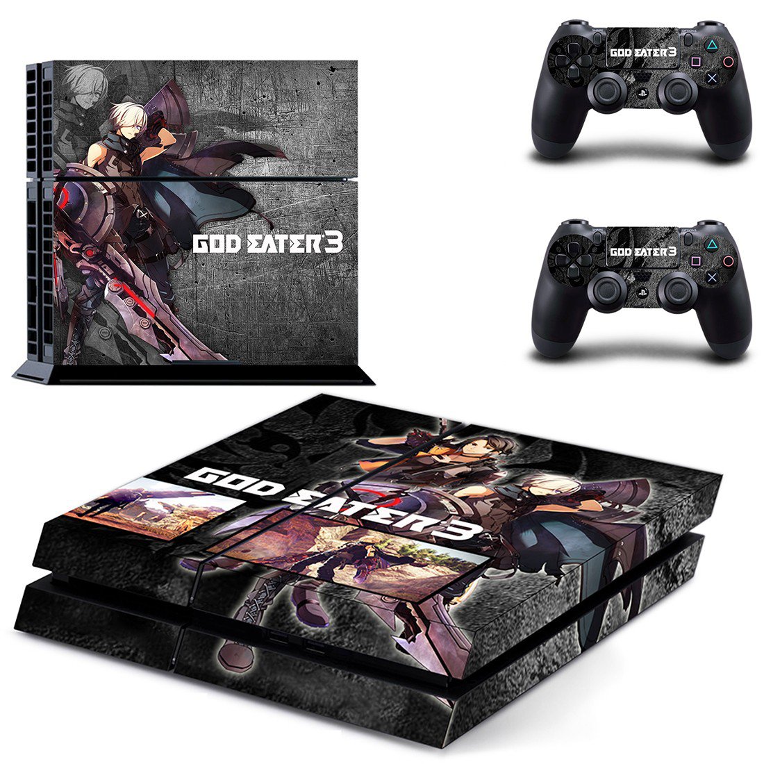 God Eater 3 Sticker For PlayStation 4 And Controllers