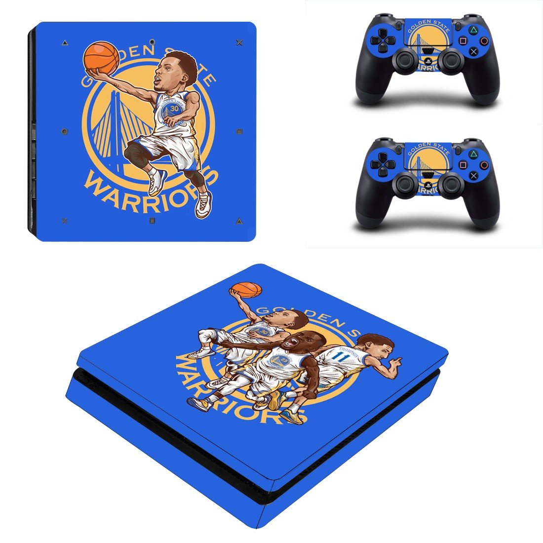Golden State Warriors Sticker For PS4 Slim And Controllers