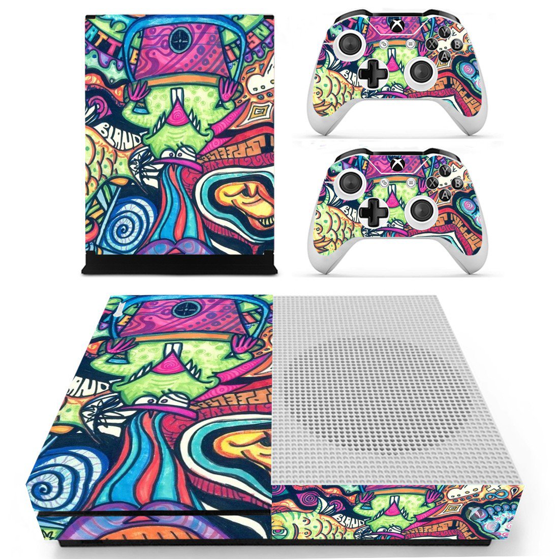Hippie Sticker Cover For Xbox One S