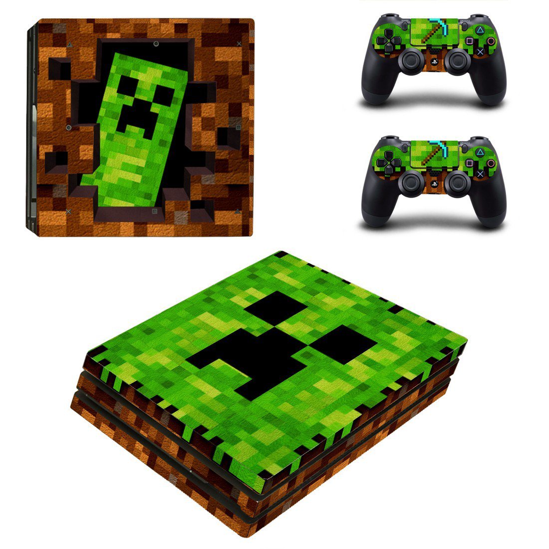 Minecraft And Controllers Skin Sticker For Ps4 Pro Consoleskins Co