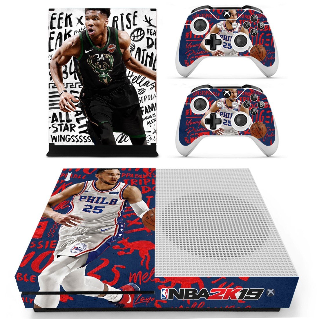 NBA 2K19 Sticker For Xbox One S And Controllers