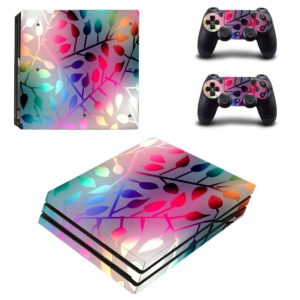 PS4 Pro And Controllers Skin Cover Abstract Sticker