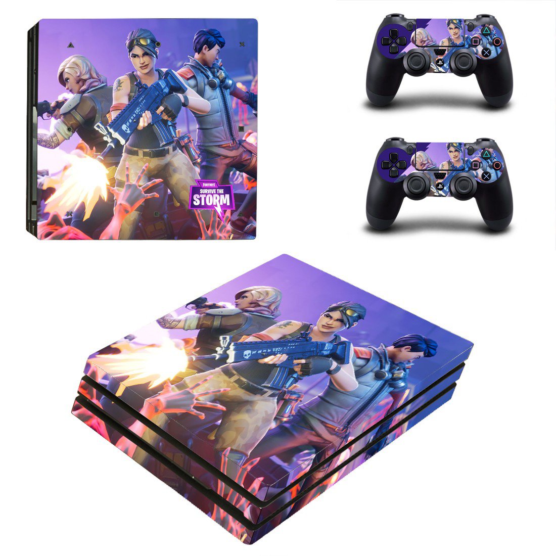 PS4 Pro Skin Cover - Fortnite Survive The Storm - ConsoleSkins.co