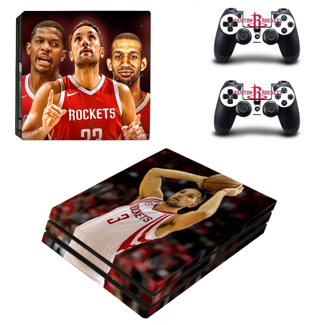 PS4 Pro Skin Cover - Houston Rockets