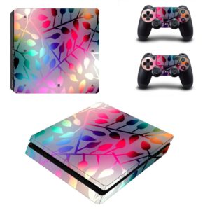 PS4 Slim And Controllers Skin Sticker - Abstract