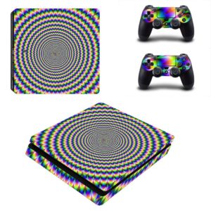 PS4 Slim Skin Cover - Abstraction