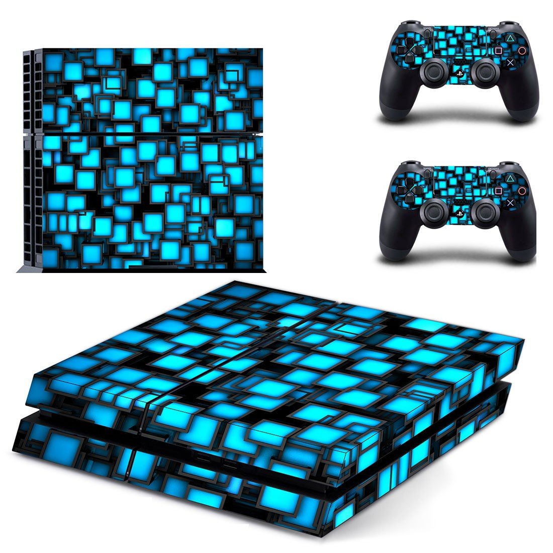 PlayStation 4 Skin Cover Cube Abstract ConsoleSkins.co