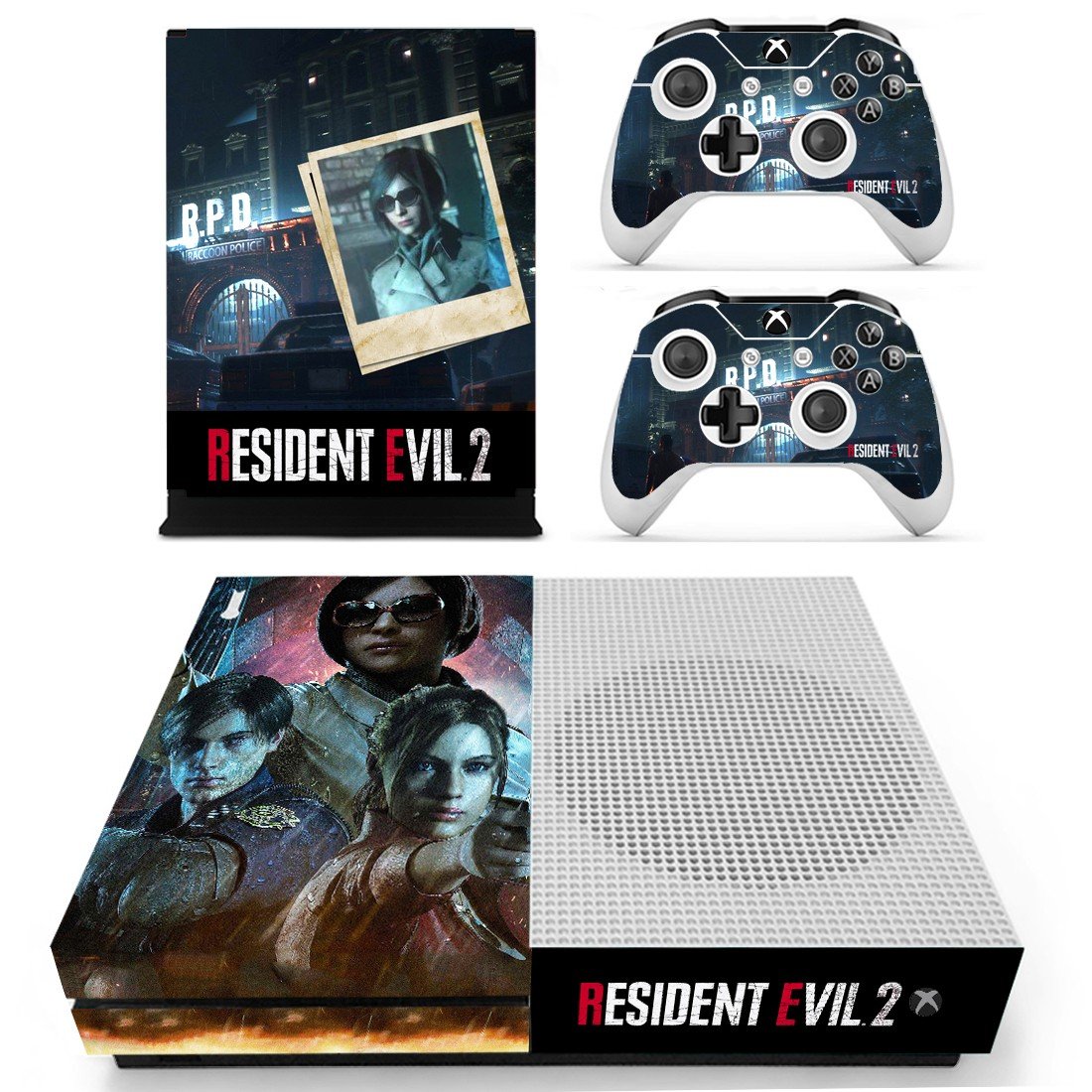 Resident Evil 2 Sticker For Xbox One S And Controllers