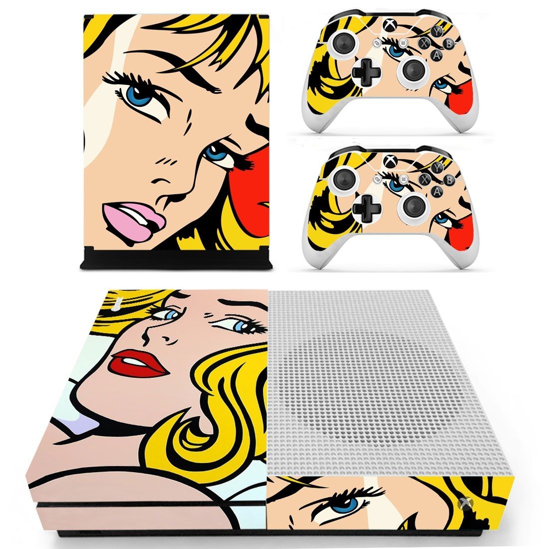 Roy Lichtenstein Sticker For Xbox One S And Controllers