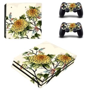 Skin Cover for PS4 Pro - Flower Sticker