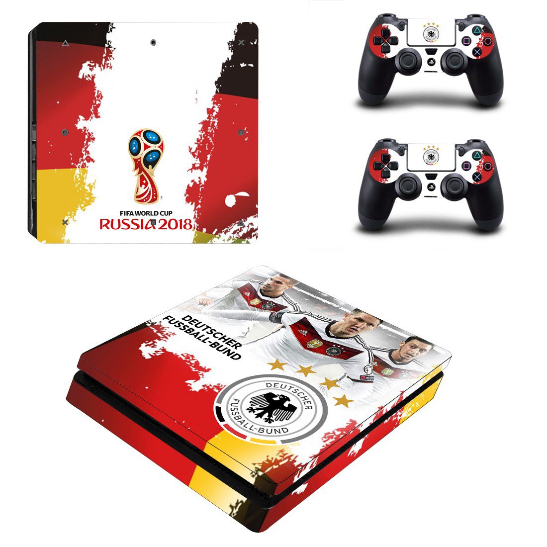 Skin Cover for PS4 Slim - 2018 FIFA World Cup Deutscher