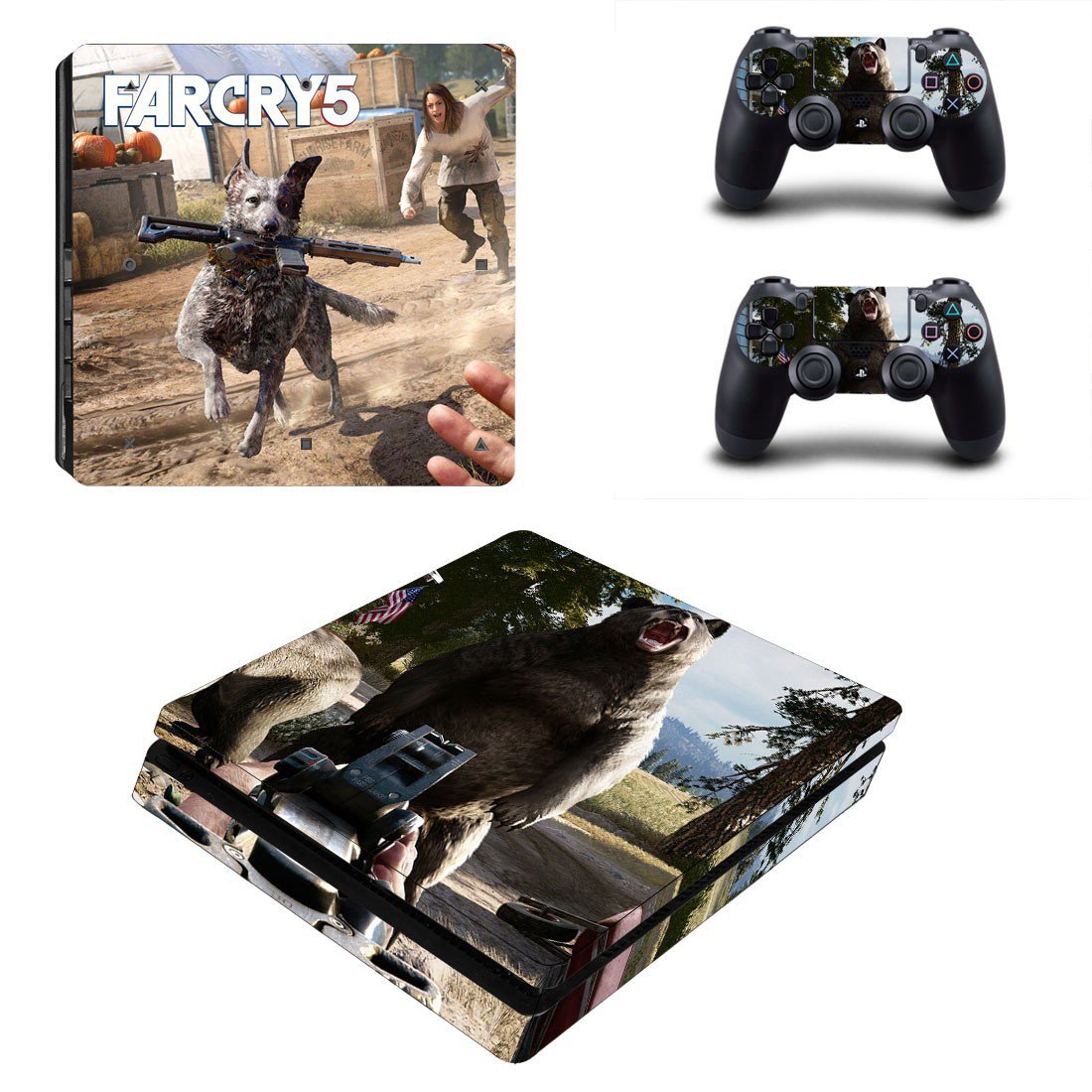 Skin Cover for PS4 Slim -Far Cry 5 Design 4