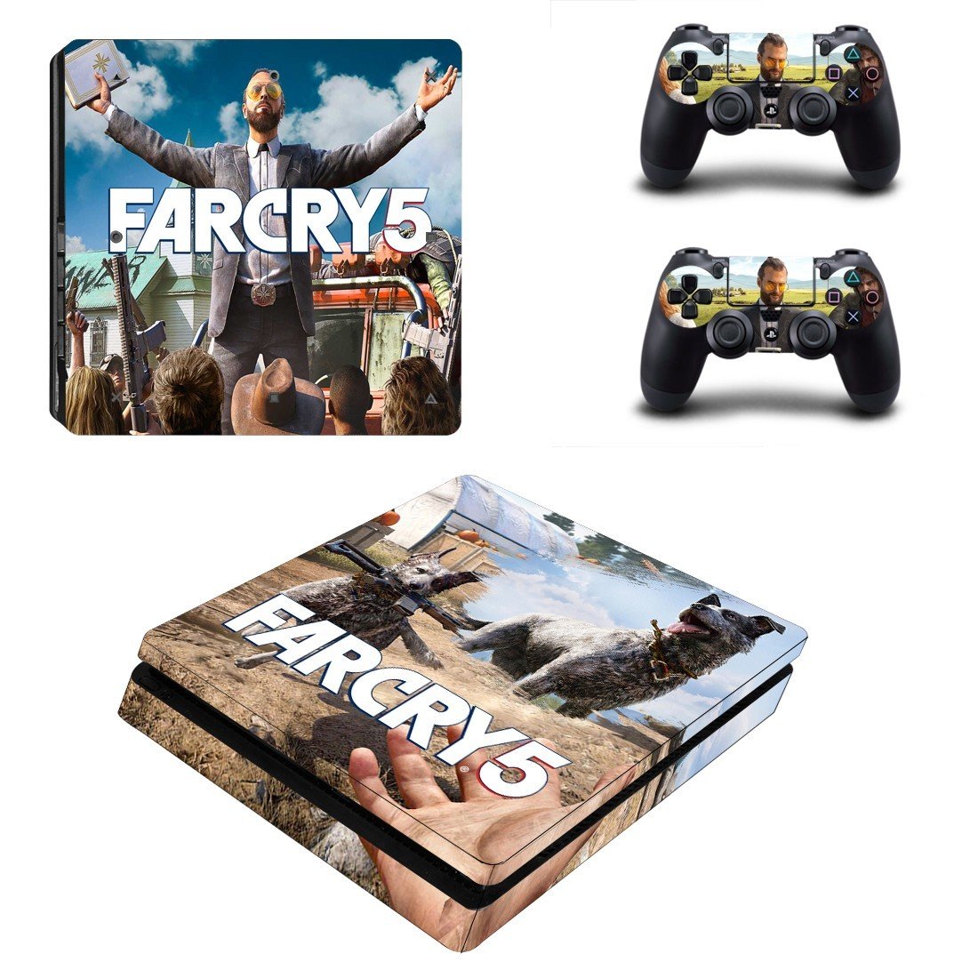 Skin Cover for PS4 Slim - Far Cry 5 Design 6
